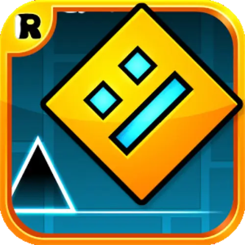 Logotipo de descarga gratuita de Geometry Dash APK para iOS